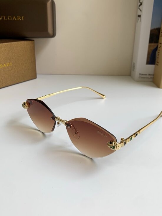 Bvlgari Serpenti Rimless Gradient Brown Sunglasses main image 4